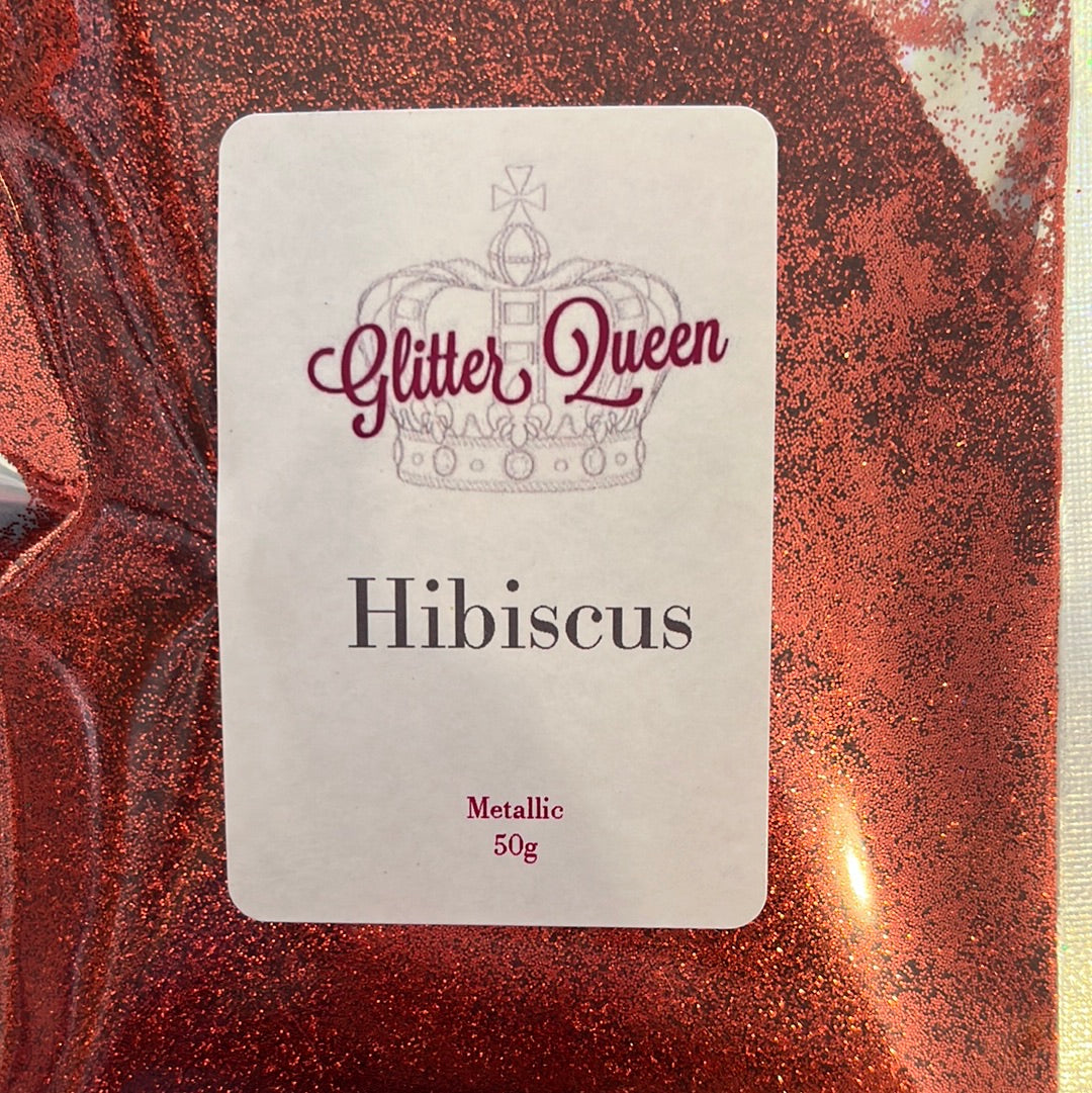 Hibiscus - Metallic Glitter