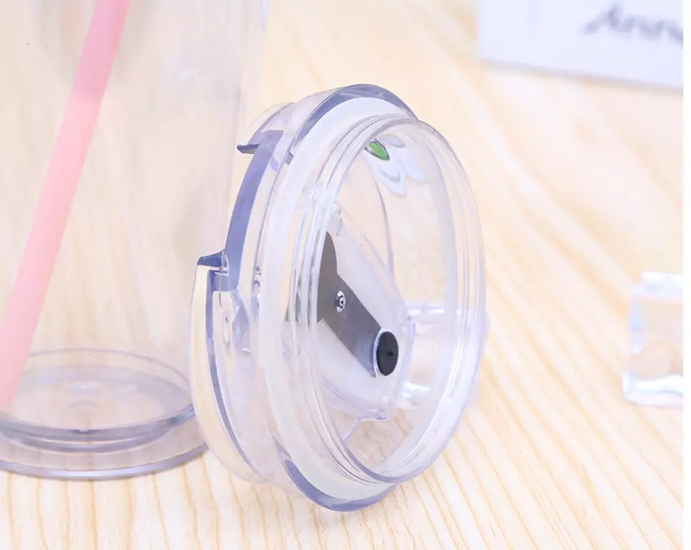 16oz Acrylic Travel Tumbler