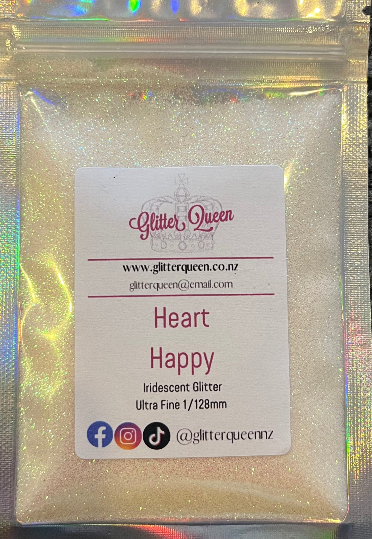 Heart Happy - Iridescent Glitter