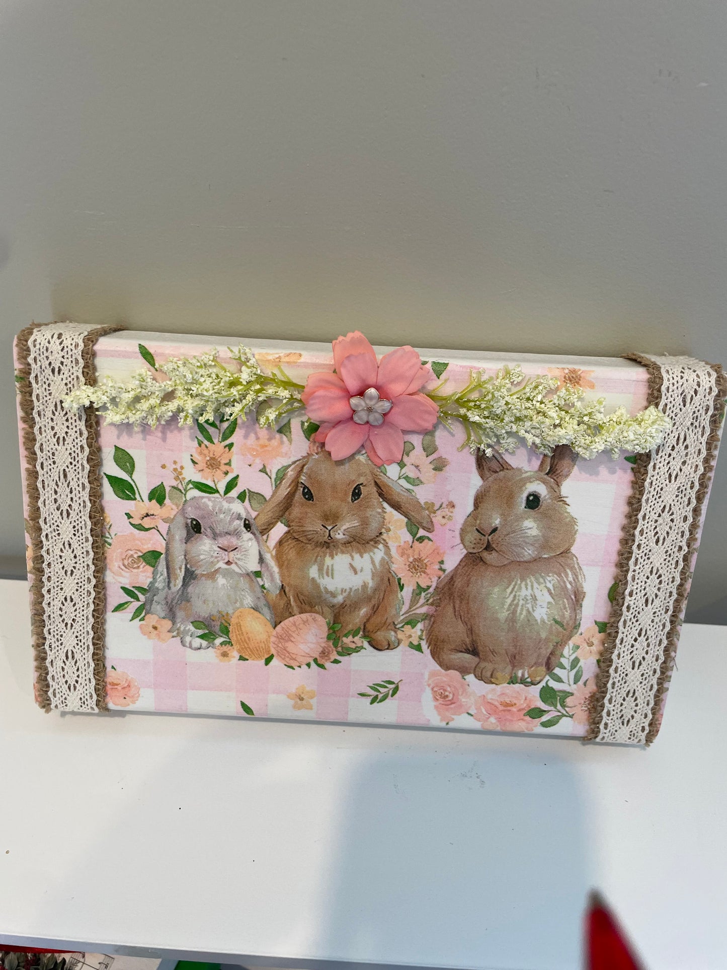 Cute Bunny Shelf Sitter