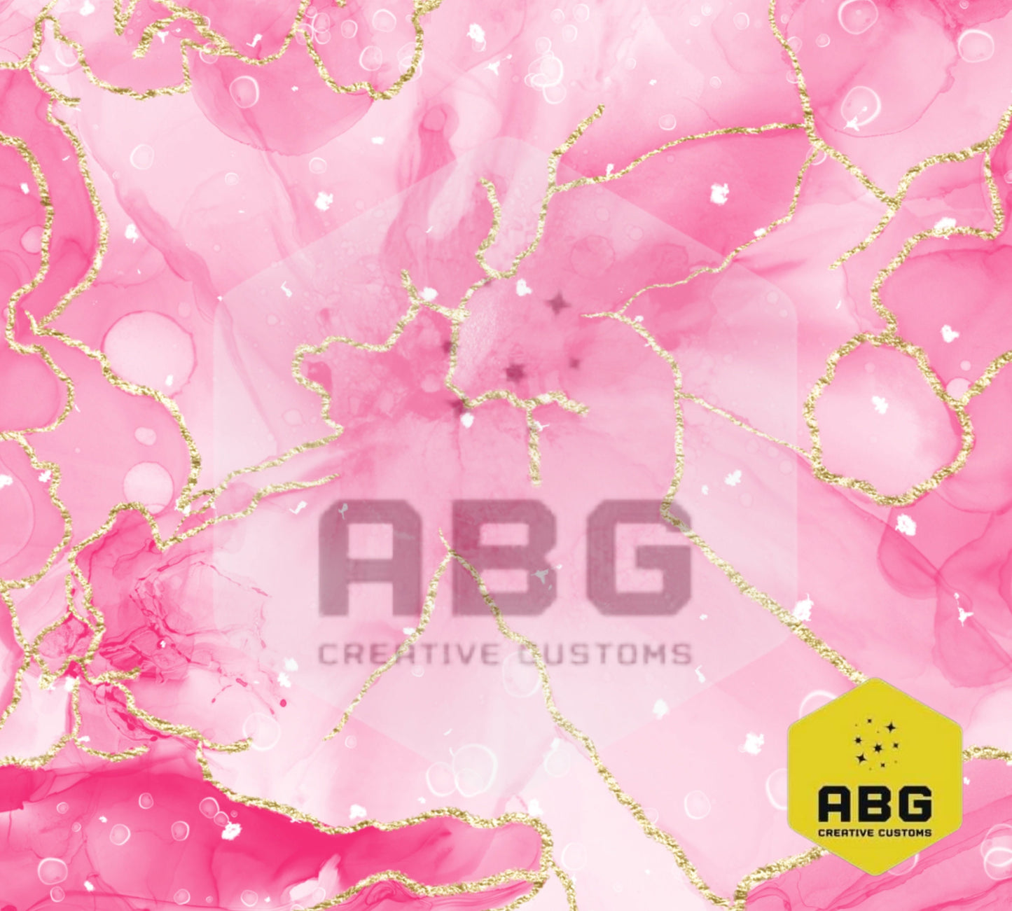 Alcohol Ink Pink Gold - 20oz Tumbler Wrap - Digital file only - sublimation