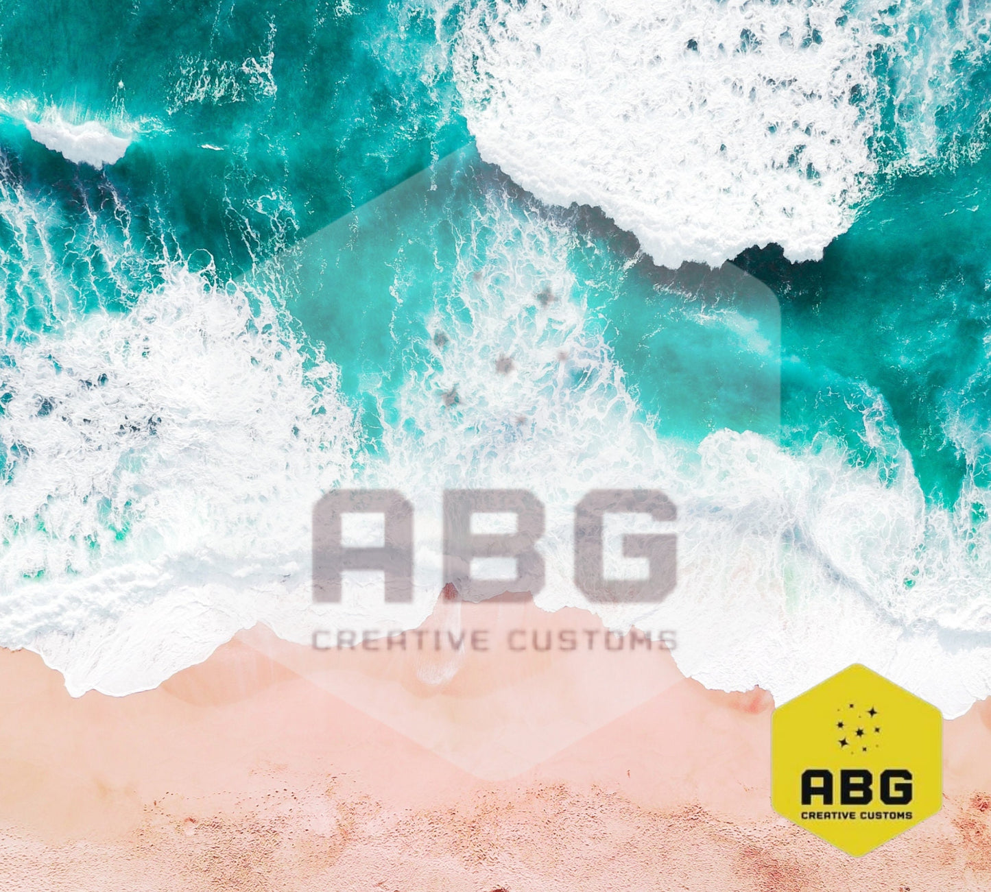 Beach - 20oz Tumbler Wrap - Digital file only - sublimation