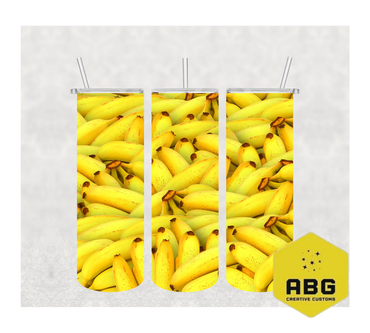 Bananas - 20oz Tumbler Wrap - Digital file only - sublimation