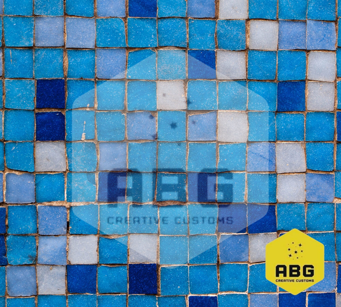 Blue Tiles - 20oz Tumbler