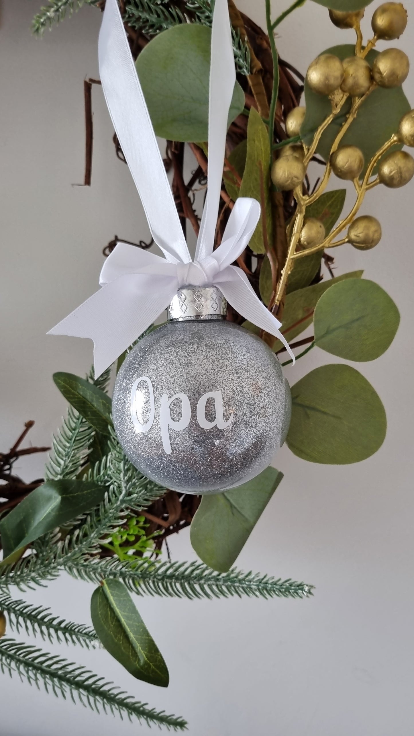 Personalised Christmas Bauble Decoration