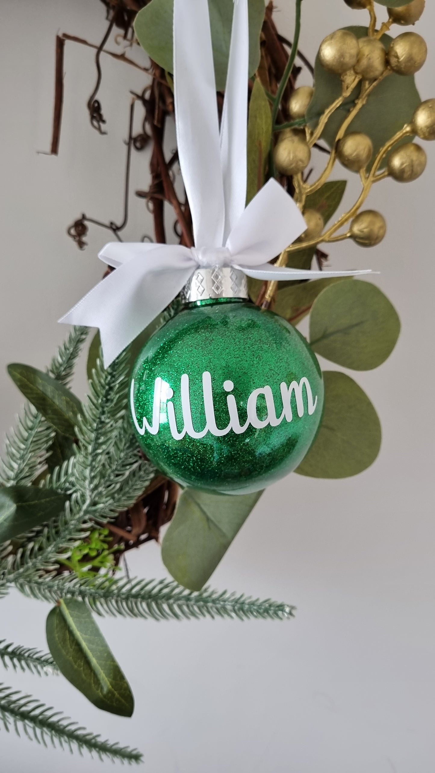 Personalised Christmas Bauble Decoration