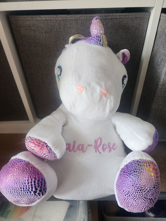 Personalised Unicorn Plush