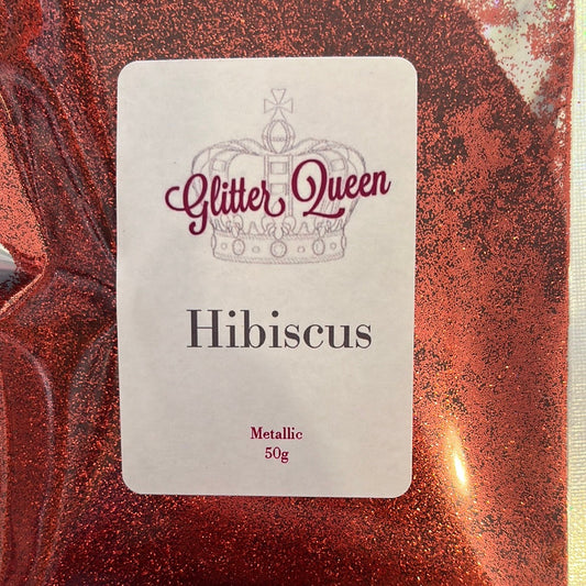 Hibiscus - Metallic Glitter