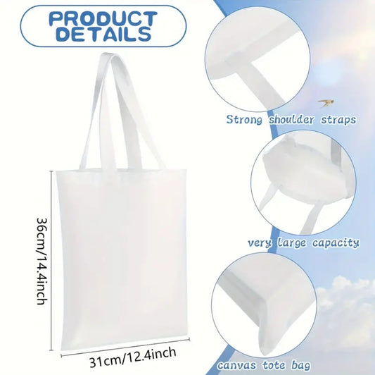 White tote bag for sublimation
