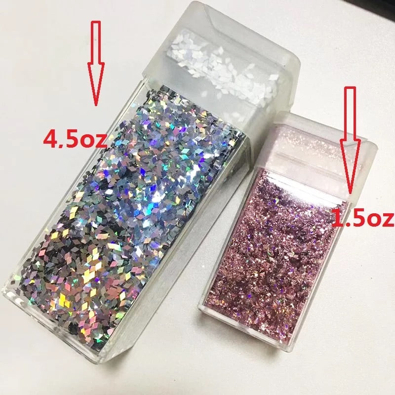 Square Glitter Shaker 4.5oz
