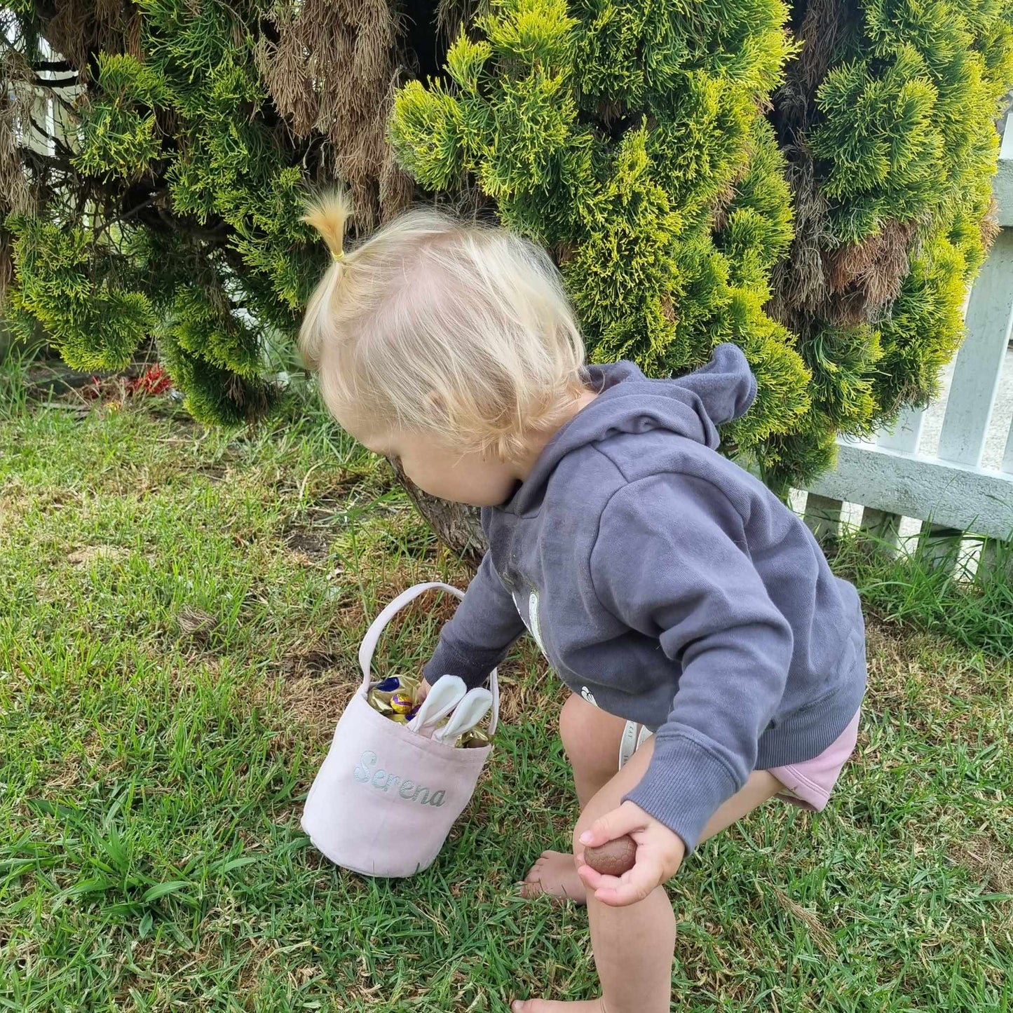 Personalised Easter Bunny Basket