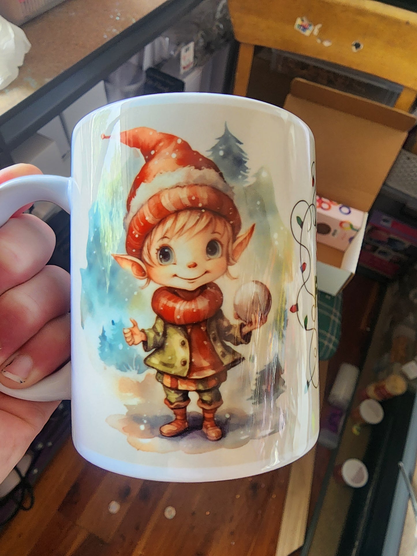 Santa's Favourite Elf Christmas -11oz Mug