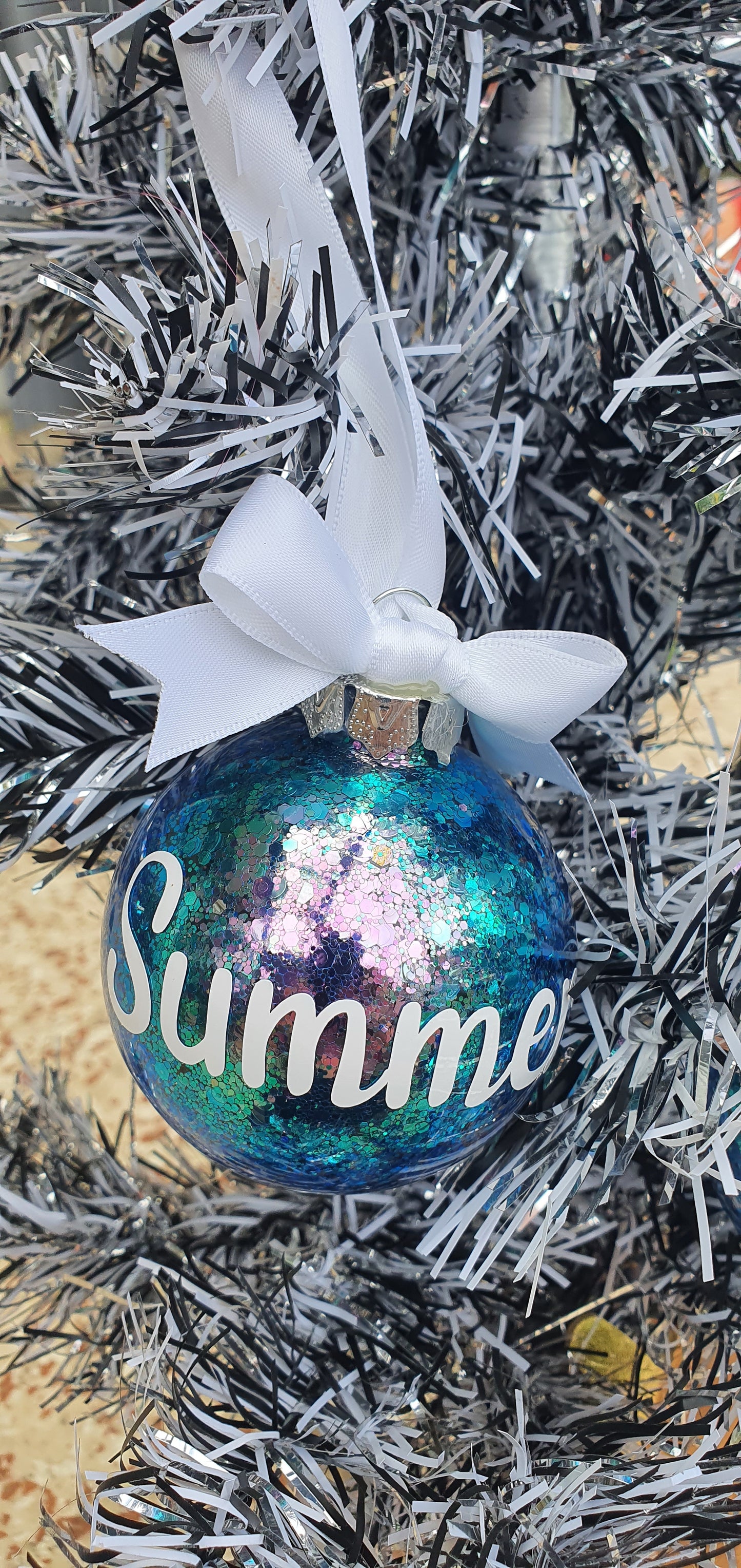 Personalised Christmas Bauble Decoration