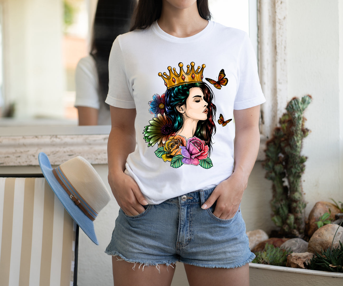 Butterfly Queen t-shirt Womens