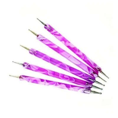 Purple 5 Piece Dotting Tool Set