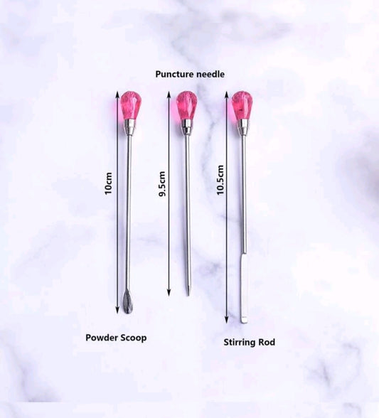 3 Piece Resin Mixing Tool Set