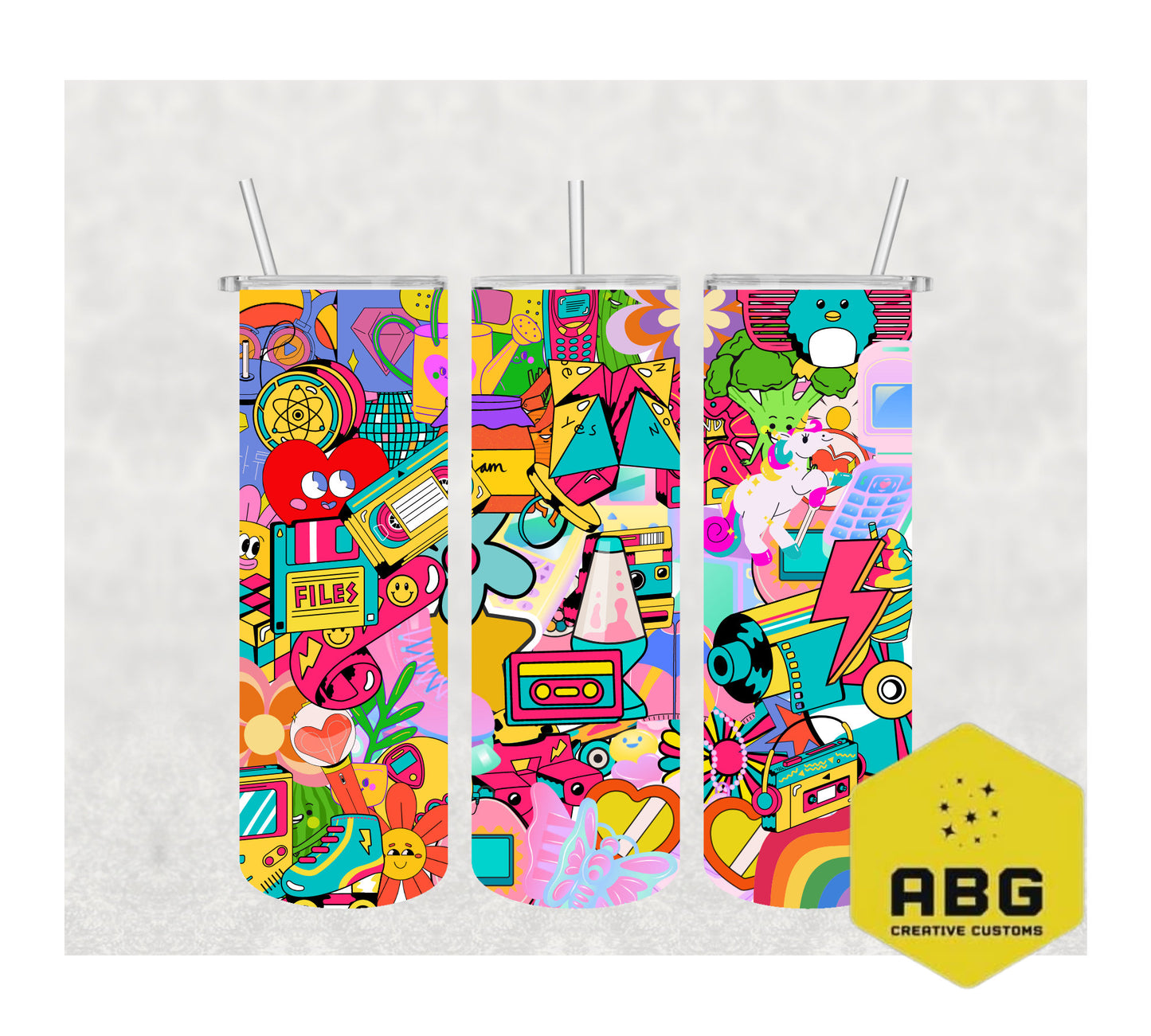 90's - 20oz Tumbler