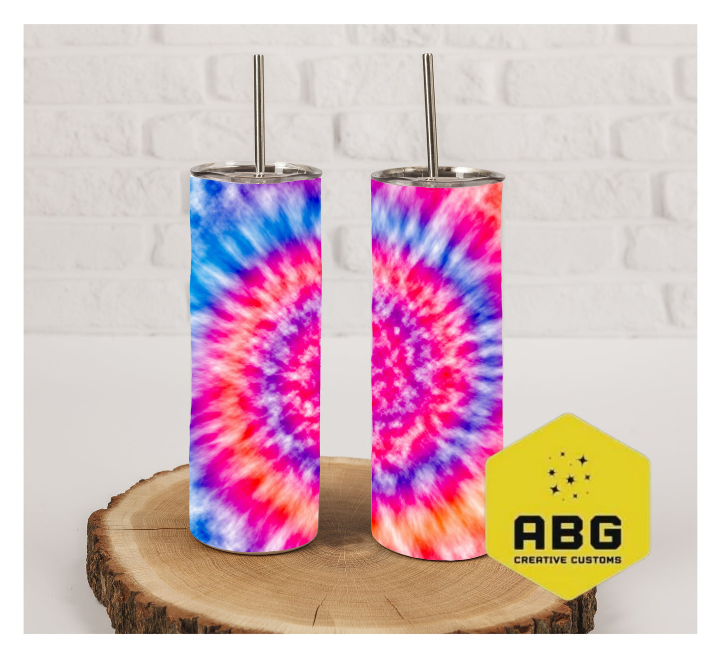 Tie Dye - 20oz Tumbler Wrap - Digital file only - sublimation