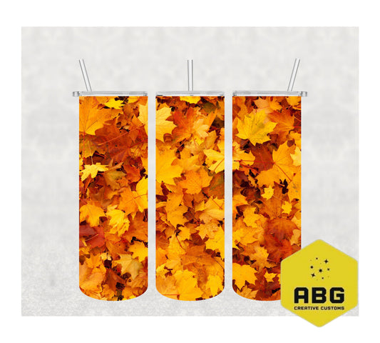 Autumn Fall Leaves - 20oz Tumbler