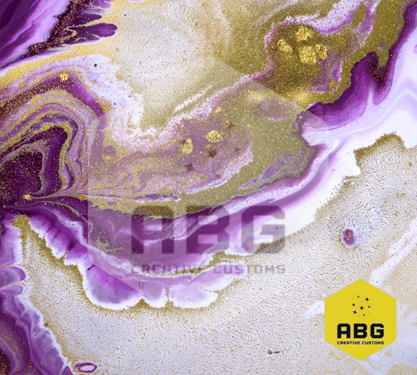 Purple and Gold Agate - 20oz Tumbler Wrap - Digital file only - sublimation