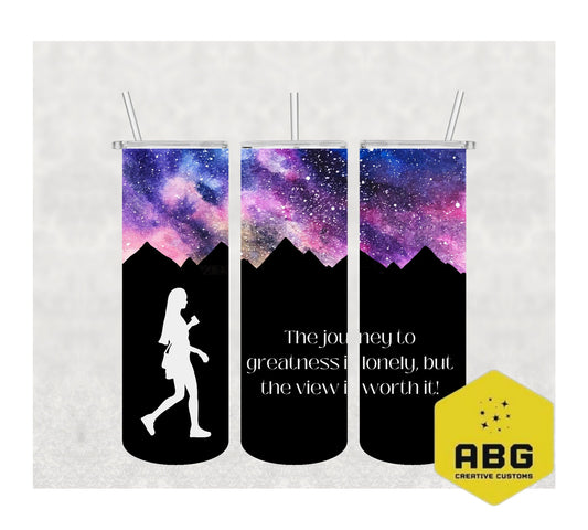 Journey to Greatness - 20oz Tumbler Wrap - Digital file only - sublimation