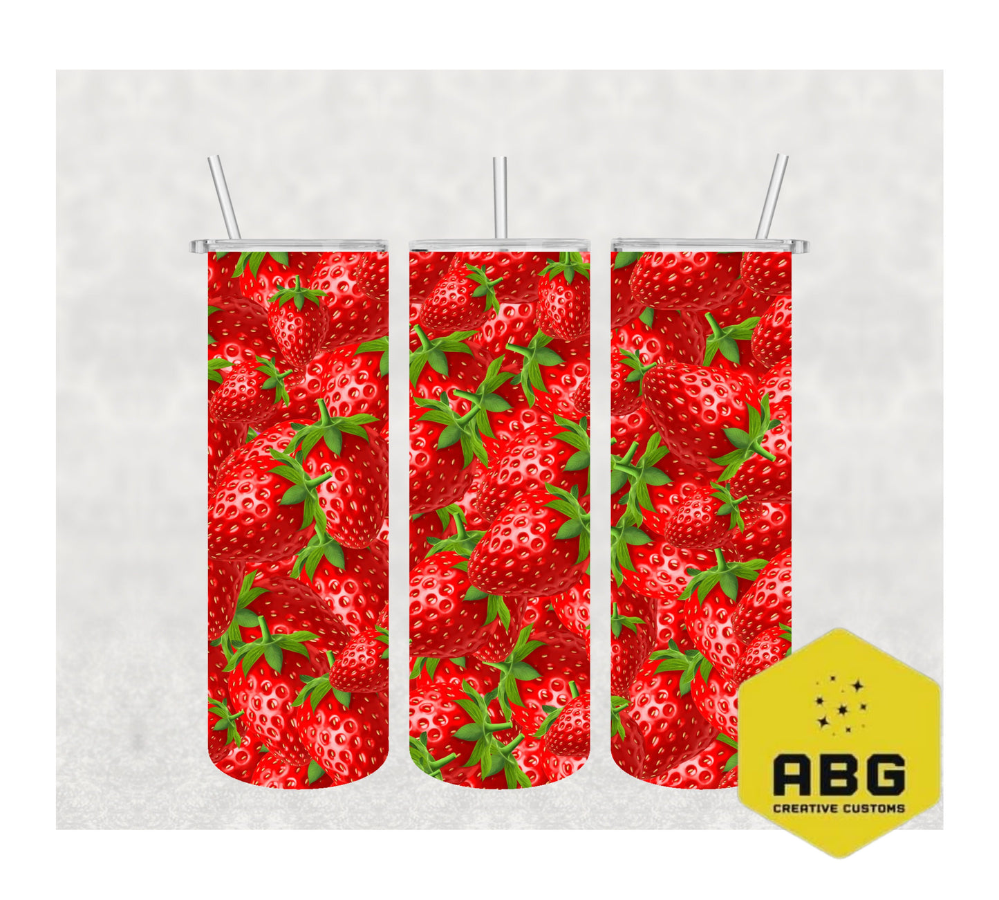 Strawberries- 20oz Tumbler