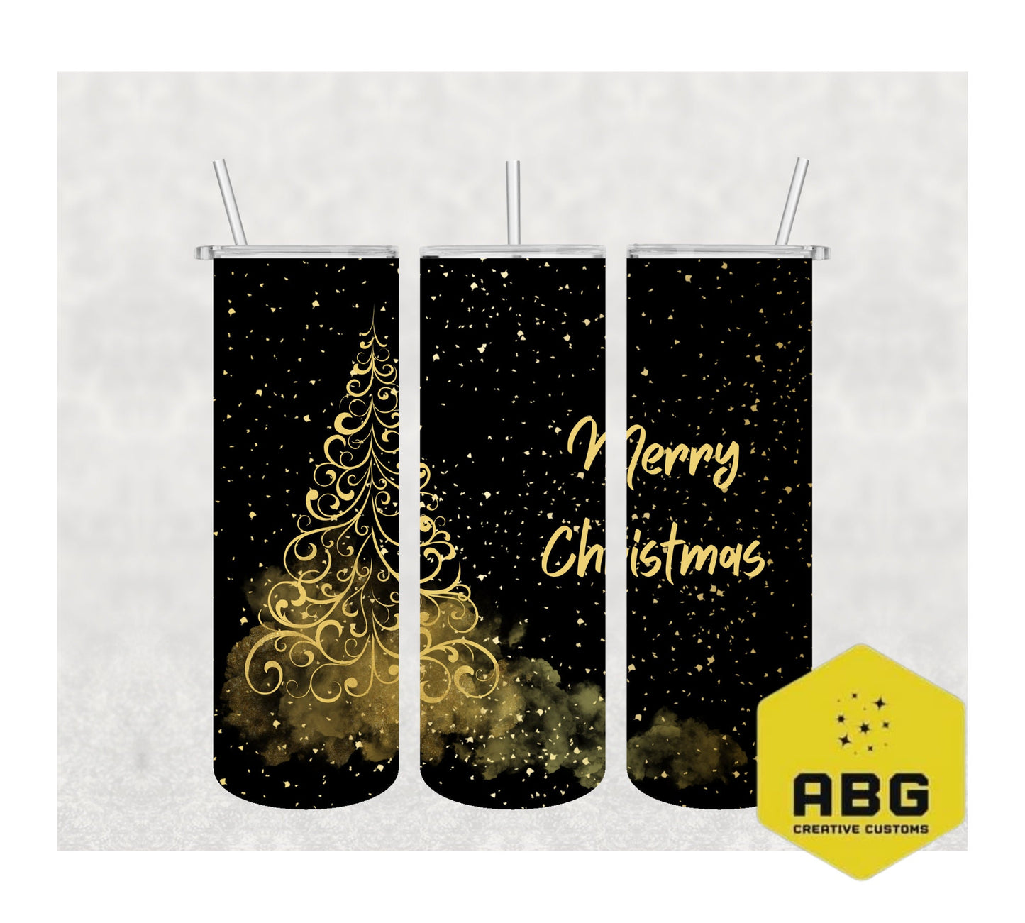 Gold Christmas - 20oz Tumbler