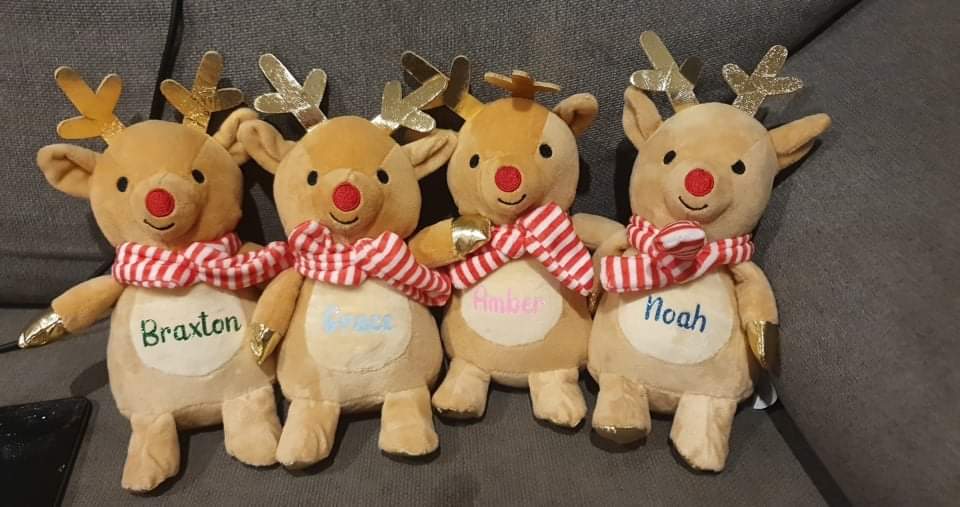 Christmas Reindeer Personalised with name